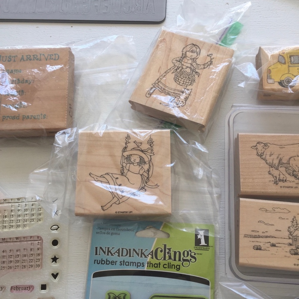Assortment of Crafting Stamps - STAMPIN’ UP! - RUBBER STAMPEDE & More - Picture 4 of 16